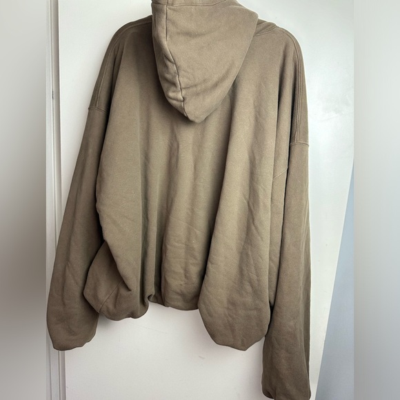 IDLT Basics Brown Loose Oversized Double Layer Comfort Unisex Perfect Hoodie XL - Picture 6 of 16